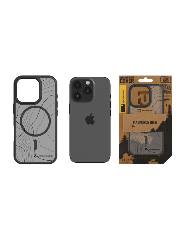 Tactical Tactical MagForce Hyperstealth Sika Kryt pro Apple iPhone 16 Pro Asphalt