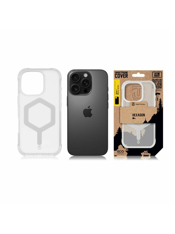 Tactical Tactical MagForce Hexagon Kryt pro Apple iPhone 16 Pro T-White