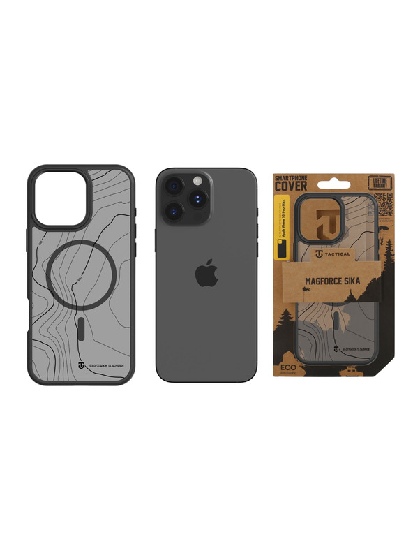 Tactical Tactical MagForce Hyperstealth Sika Kryt pro Apple iPhone 16 Pro Max Asphalt