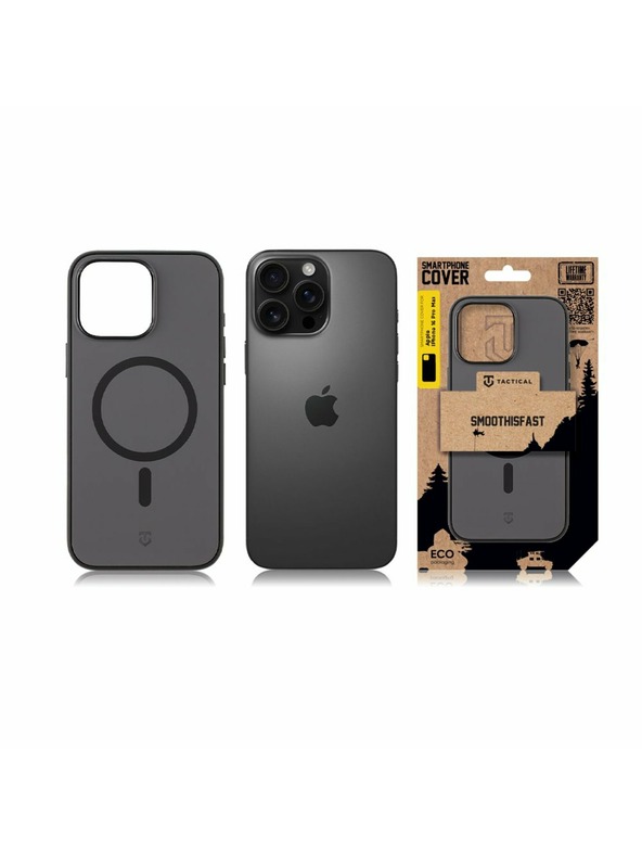 Tactical Tactical MagForce SmoothIsFast Kryt pro Apple iPhone 16 Pro Max Asphalt