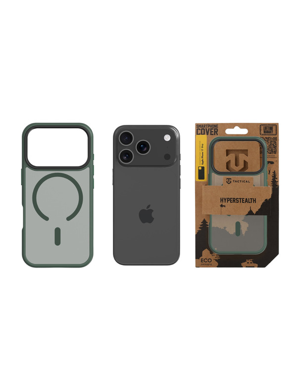 Tactical Tactical MagForce Hyperstealth Kryt pro Apple iPhone 17 Pro Forest Green