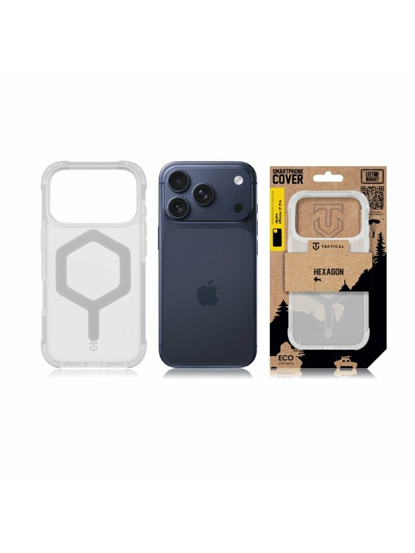 Tactical Tactical MagForce Hexagon Kryt pro Apple iPhone 17 Pro T-White