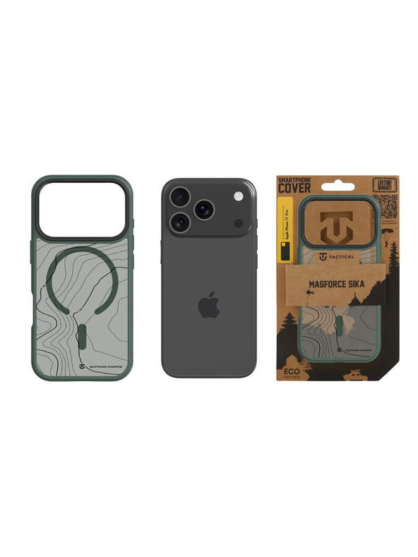 Tactical Tactical MagForce Hyperstealth Sika Kryt pro Apple iPhone 17 Pro Forest Green