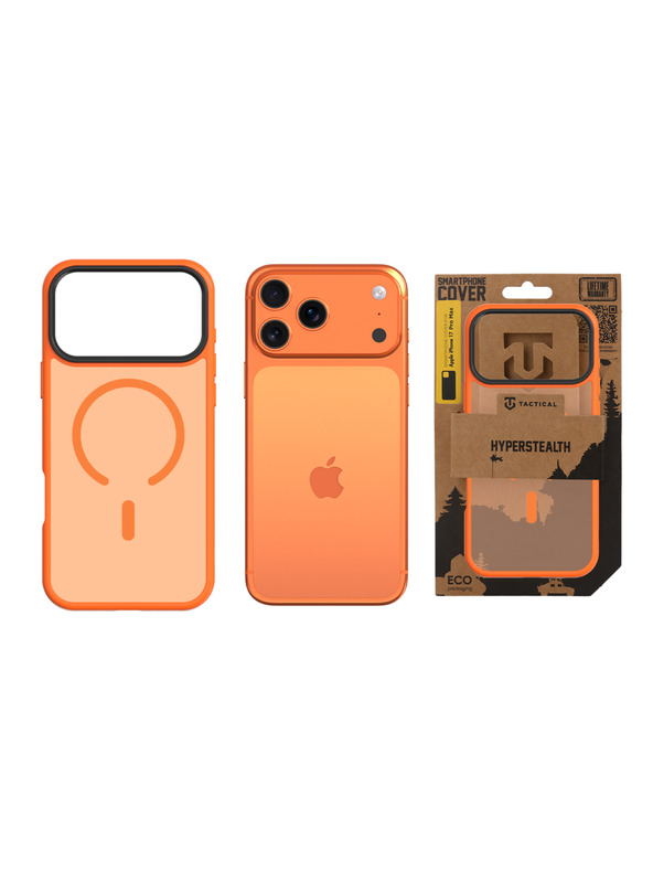 Tactical Tactical MagForce Hyperstealth Kryt pro Apple iPhone 17 Pro Max Agent Orange