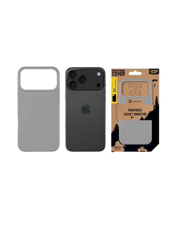 Tactical Tactical MagForce Velvet Smoothie Kryt pro Apple iPhone 17 Pro Max Foggy