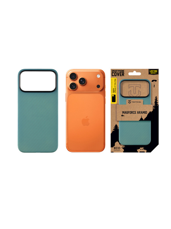 Tactical Tactical MagForce Aramid Kryt pro Apple iPhone 17 Pro Max Blue Jay