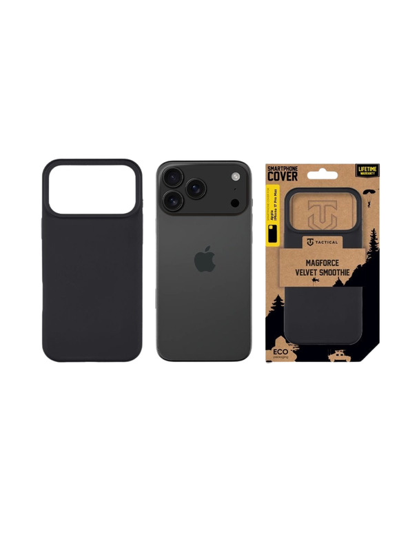 Tactical Tactical MagForce Velvet Smoothie Kryt pro Apple iPhone 17 Pro Max Asphalt