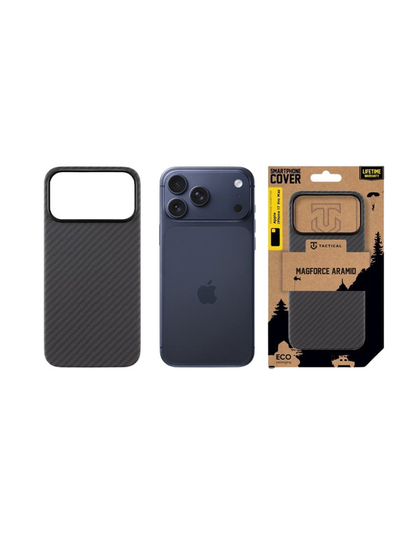 Tactical Tactical MagForce Aramid Kryt pro Apple iPhone 17 Pro Max Black