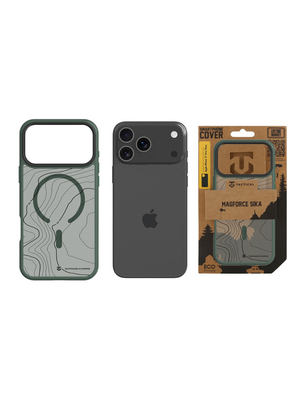 Tactical Tactical MagForce Hyperstealth Sika Kryt pro Apple iPhone 17 Pro Max Forest Green