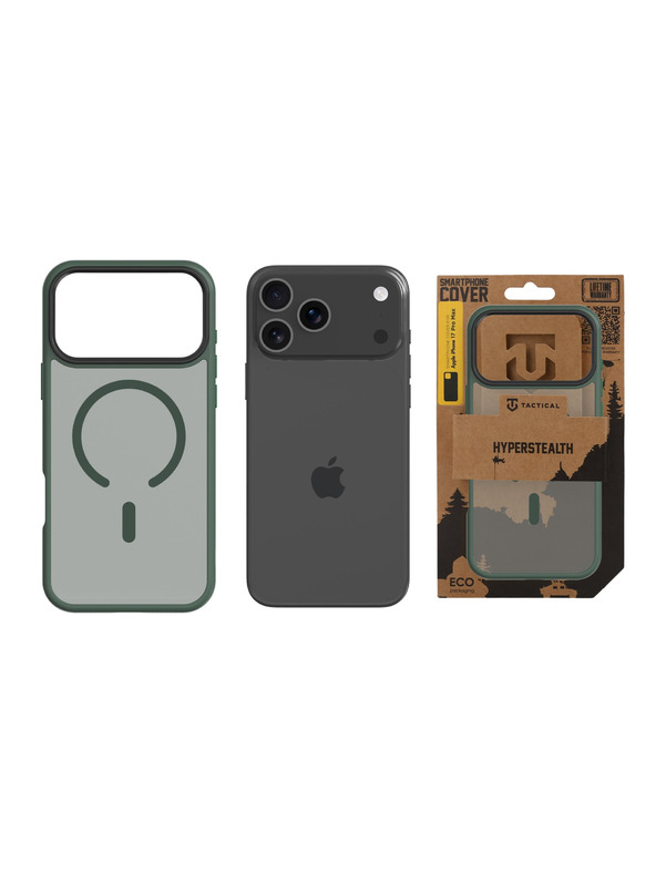 Tactical Tactical MagForce Hyperstealth Kryt pro Apple iPhone 17 Pro Max Forest Green