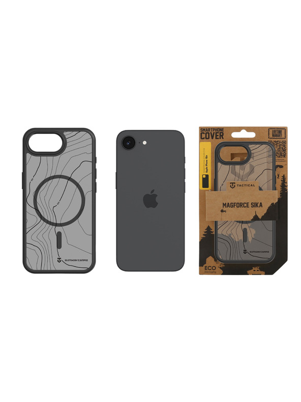Tactical Tactical MagForce Hyperstealth Sika Kryt pro Apple iPhone 16e/17e Asphalt