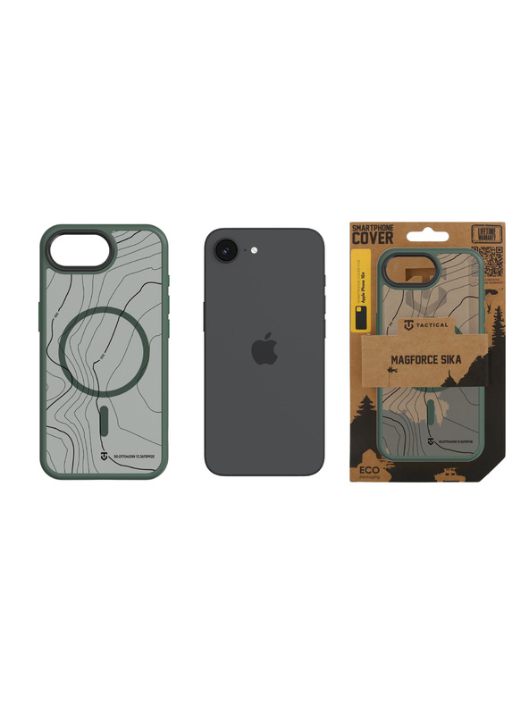 Tactical Tactical MagForce Hyperstealth Sika Kryt pro Apple iPhone 16e/17e Forest Green