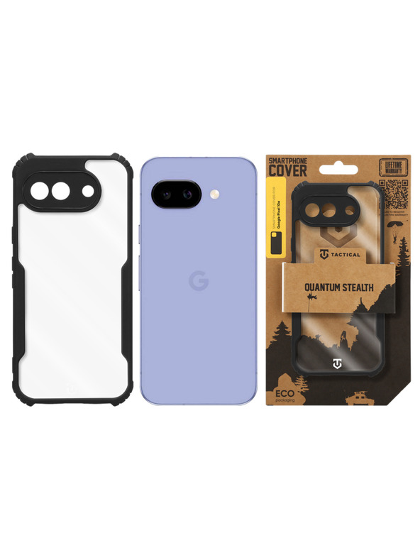 Tactical Tactical Quantum Stealth Kryt pro Google Pixel 10a Clear/Black