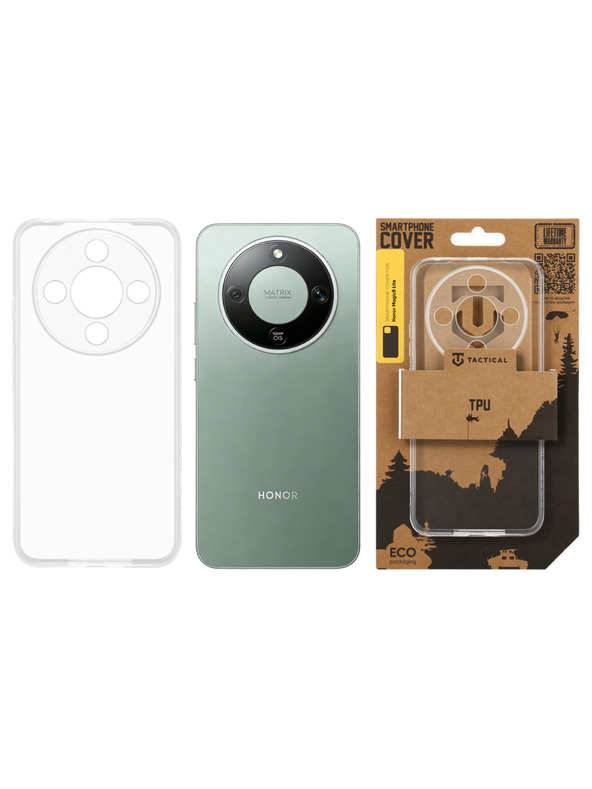 Tactical Tactical TPU Kryt pro Honor Magic8 Lite Transparent