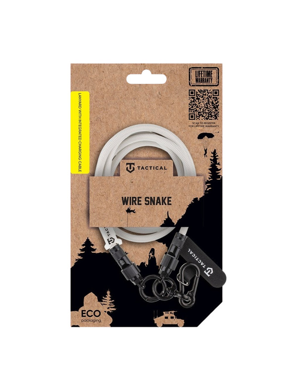 Tactical Tactical Wire Snake USB-C 1,2m White