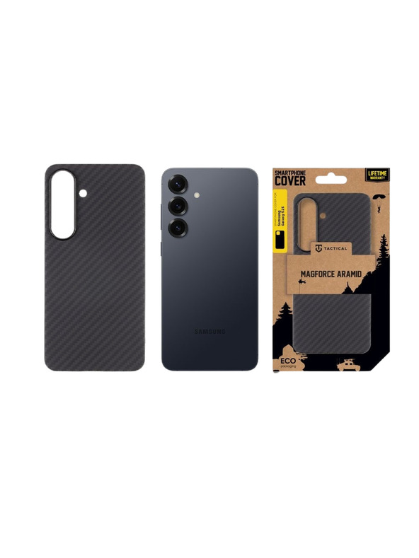 Tactical Tactical MagForce Aramid Kryt pro Samsung Galaxy S25 Black