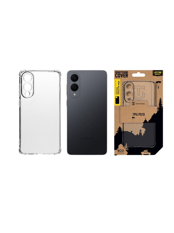 Tactical Tactical TPU Plyo Kryt pro Samsung Galaxy S25 Edge Transparent