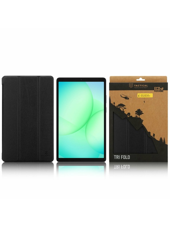 Tactical Tactical Book Tri Fold Pouzdro pro Samsung Galaxy TAB A9/A11 Black