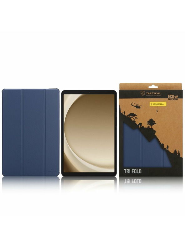Tactical Tactical Book Tri Fold Pouzdro pro Samsung Galaxy TAB A11+ Blue