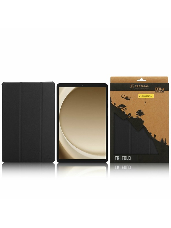 Tactical Tactical Book Tri Fold Pouzdro pro Samsung Galaxy TAB A11+ Black