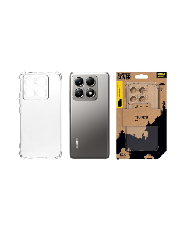 Tactical Tactical TPU Plyo Kryt pro Xiaomi 14T Pro Transparent