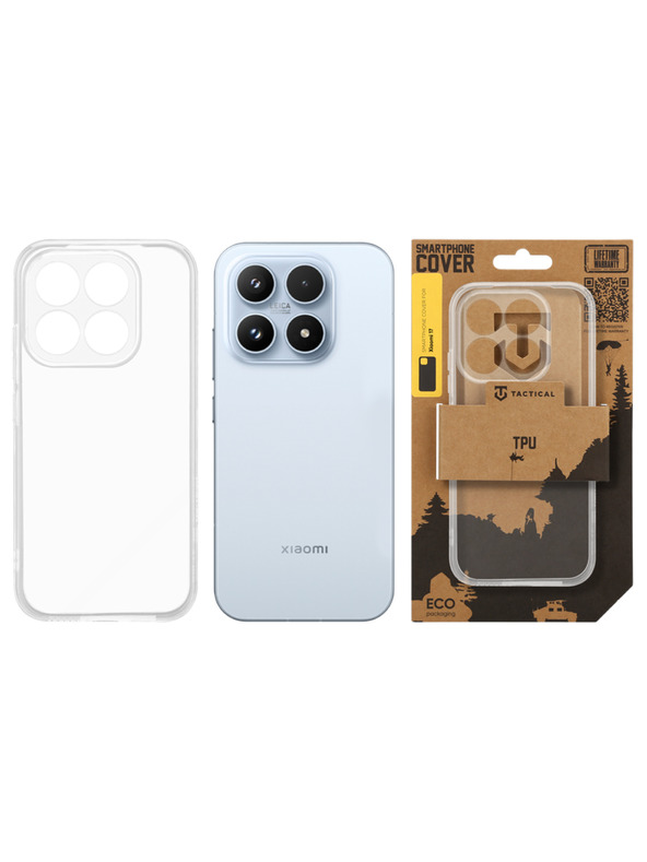Tactical Tactical TPU Kryt pro Xiaomi 17 Transparent