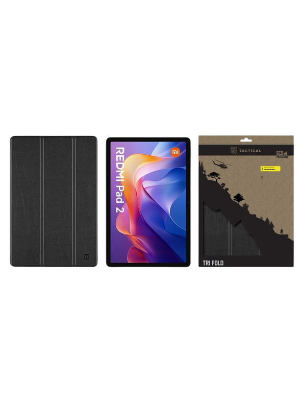 Tactical Tactical Book Tri Fold Pouzdro pro Xiaomi Redmi Pad 2 11" Black
