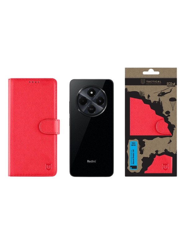 Tactical Tactical Field Notes pro Xiaomi Redmi 14C 4G/A4 5G/Poco C75 Red