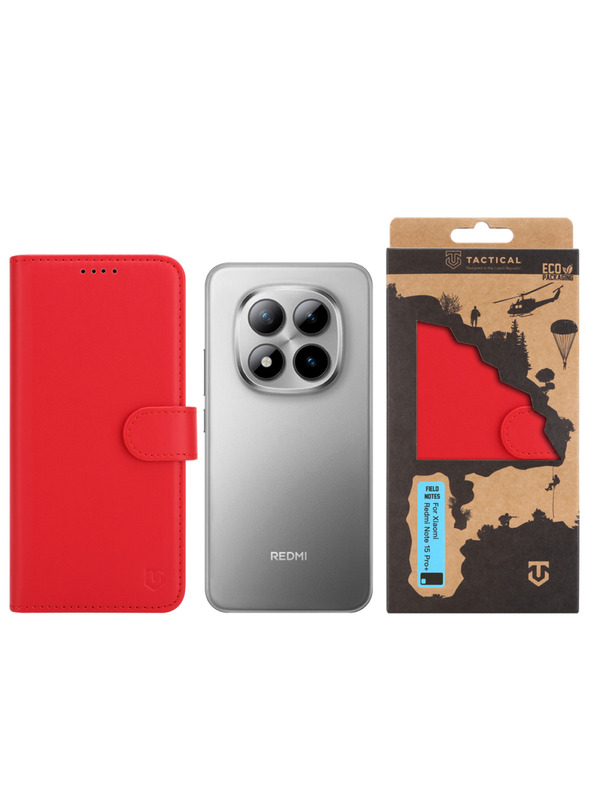 Tactical Tactical Field Notes pro Xiaomi Redmi Note 15 Pro+ 5G/Poco M8 Pro Red