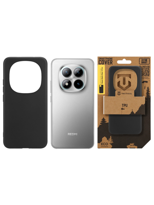 Tactical Tactical TPU Kryt pro Xiaomi Redmi Note 15 Pro+ 5G/Poco M8 Pro Black