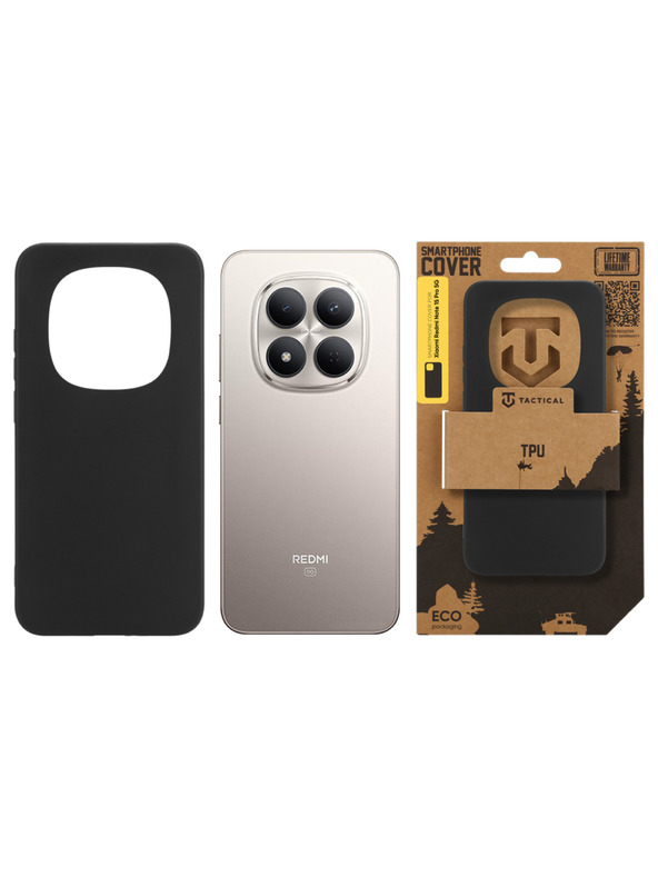 Tactical Tactical TPU Kryt pro Xiaomi Redmi Note 15 Pro 5G Black