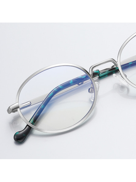 VEYREY VeyRey lenonky sluneční brýle Tirac stříbrná obruba čirá skla