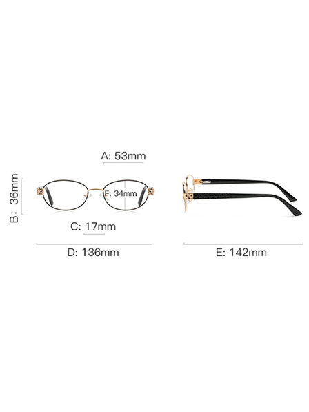 VEYREY VeyRey lenonky sluneční brýle Parting zlatá obruba čirá skla