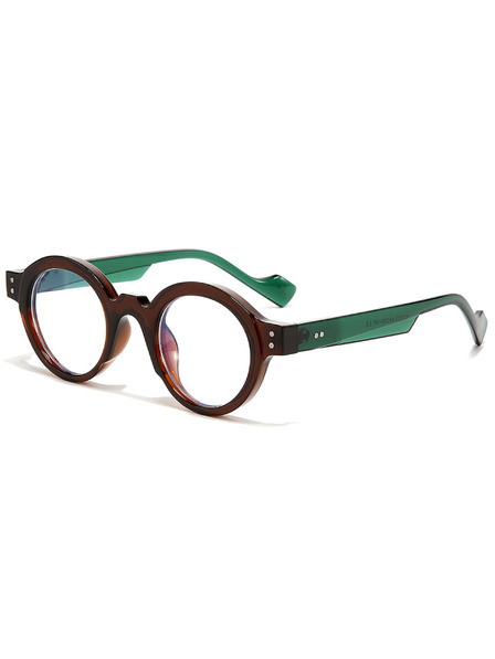 VEYREY VeyRey lenonky sluneční brýle Aumi zelená obruba čirá skla