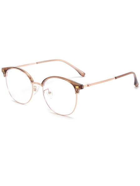 VEYREY VeyRey nerd sluneční brýle Shaoil zlatá obruba čirá skla