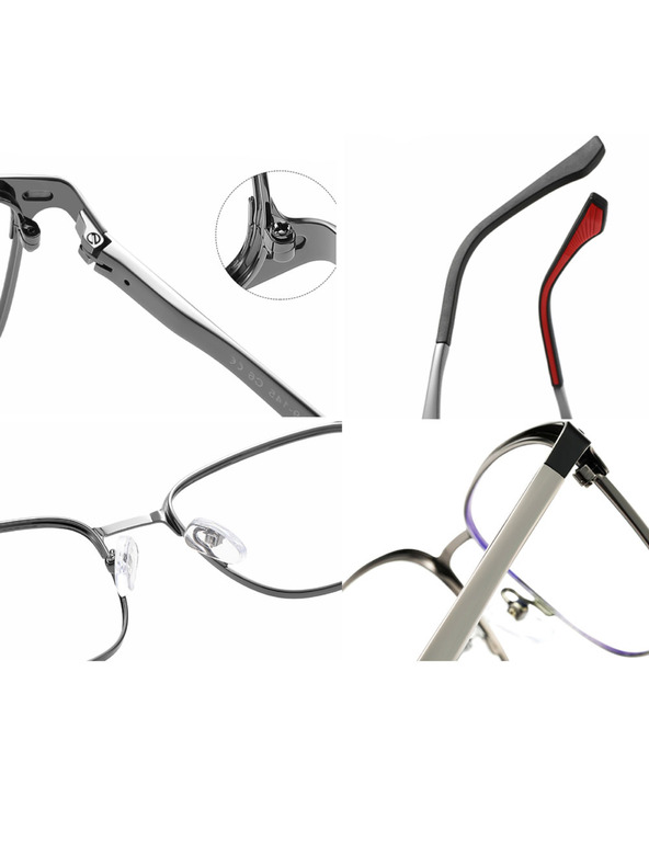 VEYREY VeyRey nerd sluneční brýle Binfy černá obruba čirá skla