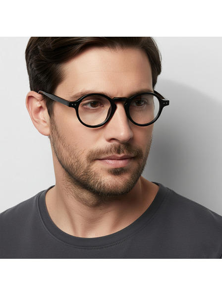 VEYREY VeyRey lenonky sluneční brýle Saren černá obruba čirá skla