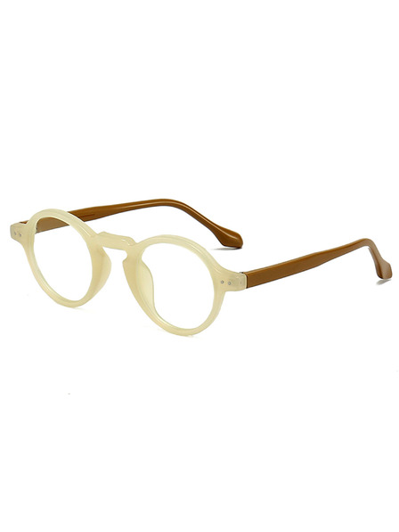 VEYREY VeyRey lenonky sluneční brýle Enrought hnědá obruba čirá skla