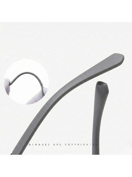 VEYREY VeyRey hranaté sluneční brýle Quinite černá obruba červená skla