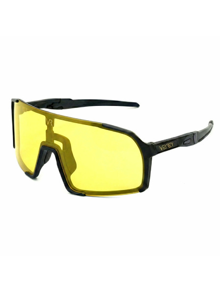 VEYREY VeyRey sportovní sluneční brýle Burub černá obruba žlutá skla