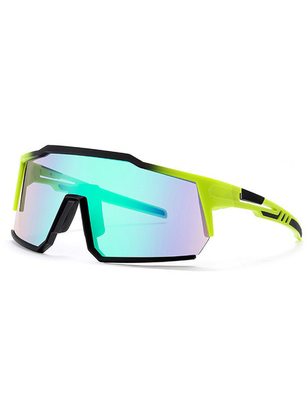 VEYREY VeyRey sportovní sluneční brýle Adha černá obruba zelená skla