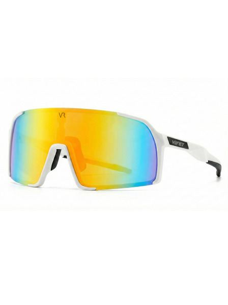 VEYREY VeyRey sportovní sluneční brýle Burub bílá obruba zlatá skla
