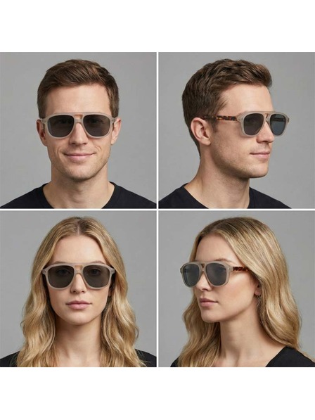 VEYREY VeyRey pilotky polarizační sluneční brýle Interlity šedá obruba černá skla