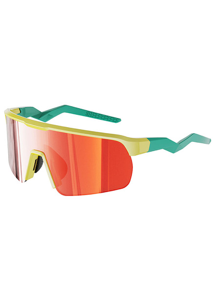 VEYREY VeyRey sportovní sluneční brýle Ocli žlutá obruba červená skla