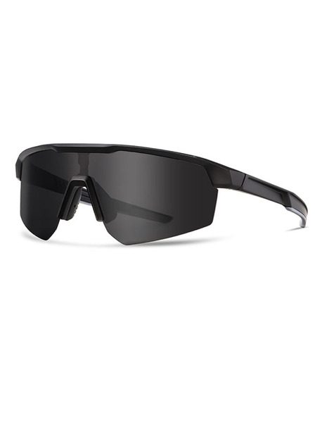 VEYREY VeyRey sportovní polarizační sluneční brýle Monoal černá obruba černá skla