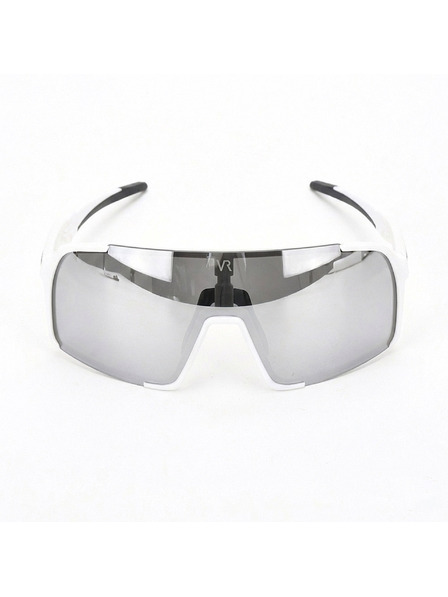 VEYREY VeyRey sportovní sluneční brýle Burub bílá obruba stříbrná skla