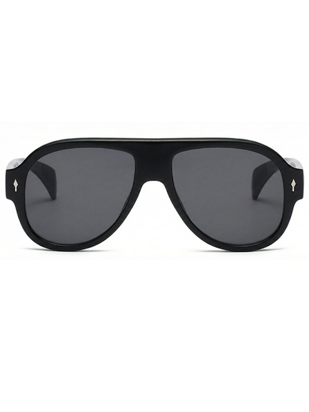 VEYREY VeyRey pilotky sluneční brýle Monoeet černá obruba černá skla