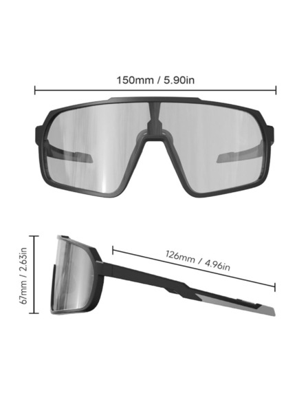 VEYREY VeyRey sportovní fotochromatické sluneční brýle Jist růžová obruba růžová skla