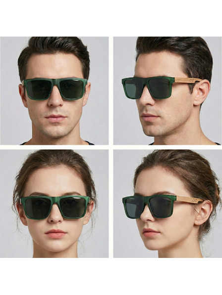 VEYREY VeyRey nerd polarizační sluneční brýle Surance zelená obruba černá skla