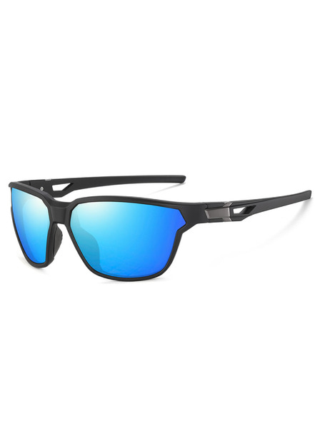 VEYREY VeyRey sportovní polarizační sluneční brýle Nuf černá obruba modrá skla